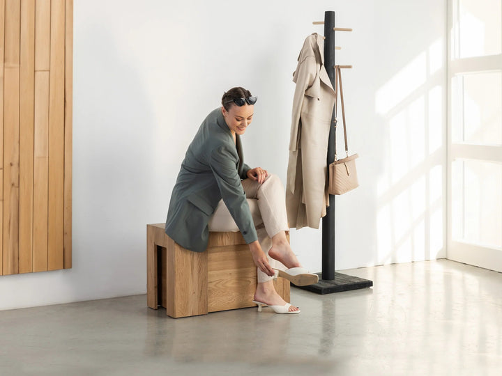 Transformer Table Extendable Wooden Dining Bench