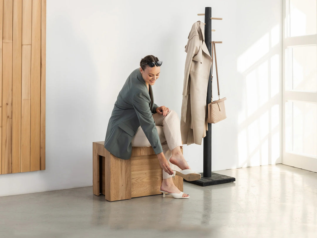 Transformer Table Extendable Wooden Dining Bench