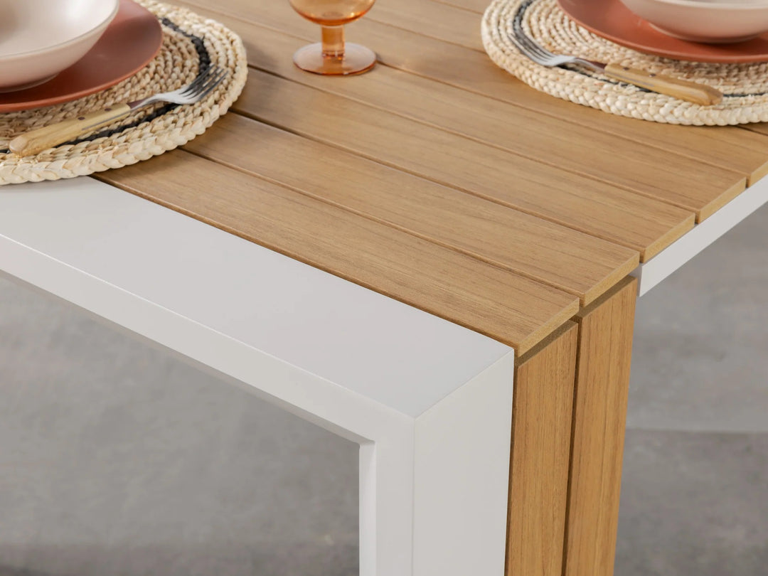 Transformer Table Extendable Rectangular Outdoor Dining Table (12-seating)