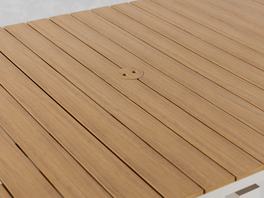 Transformer Table Extendable Rectangular Outdoor Dining Table (12-seating)