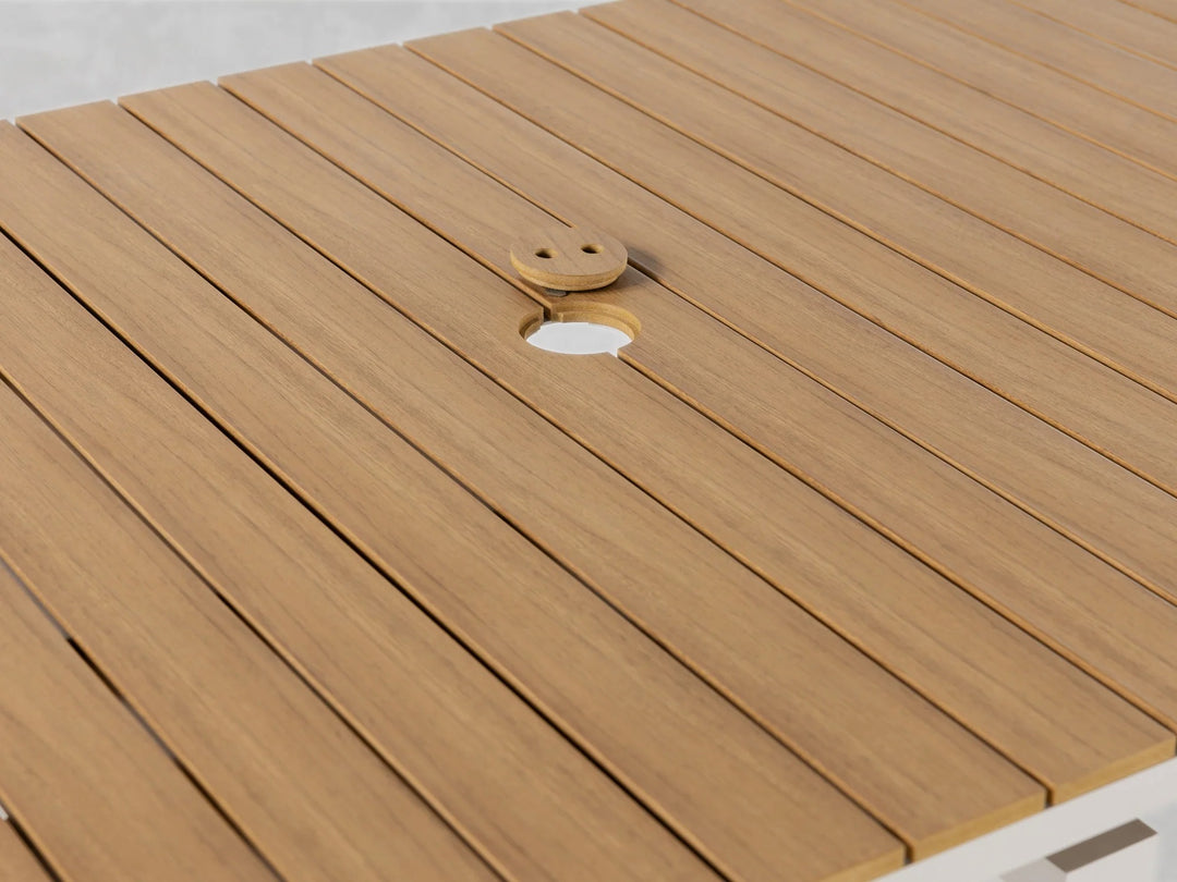 Transformer Table Extendable Rectangular Outdoor Dining Table (12-seating)