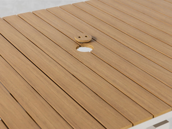 Transformer Table Extendable Rectangular Outdoor Dining Table (12-seating)