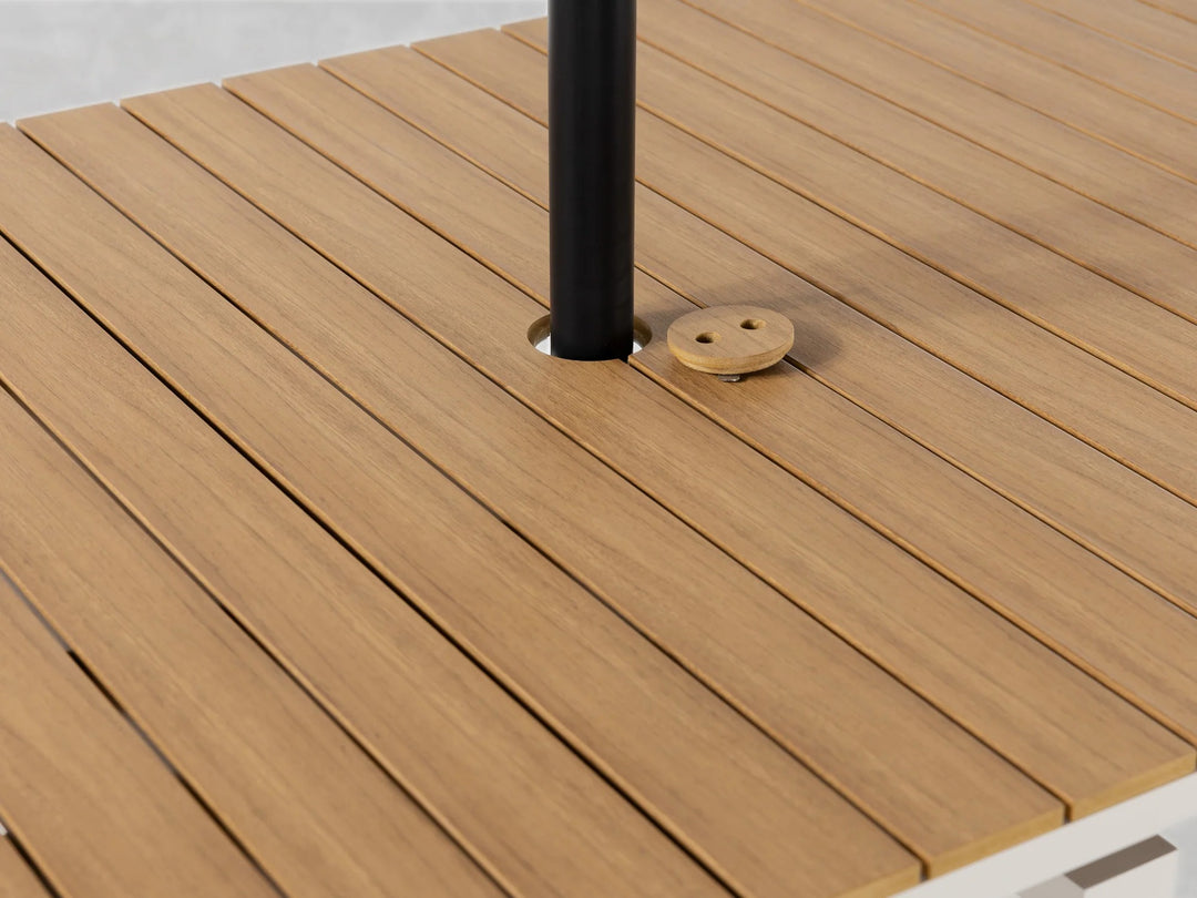 Transformer Table Extendable Rectangular Outdoor Dining Table (12-seating)