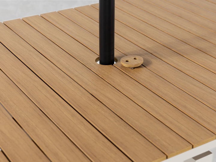 Transformer Table Extendable Rectangular Outdoor Dining Table (12-seating)