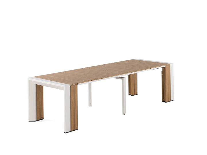 Transformer Table Extendable Rectangular Outdoor Dining Table (12-seating)