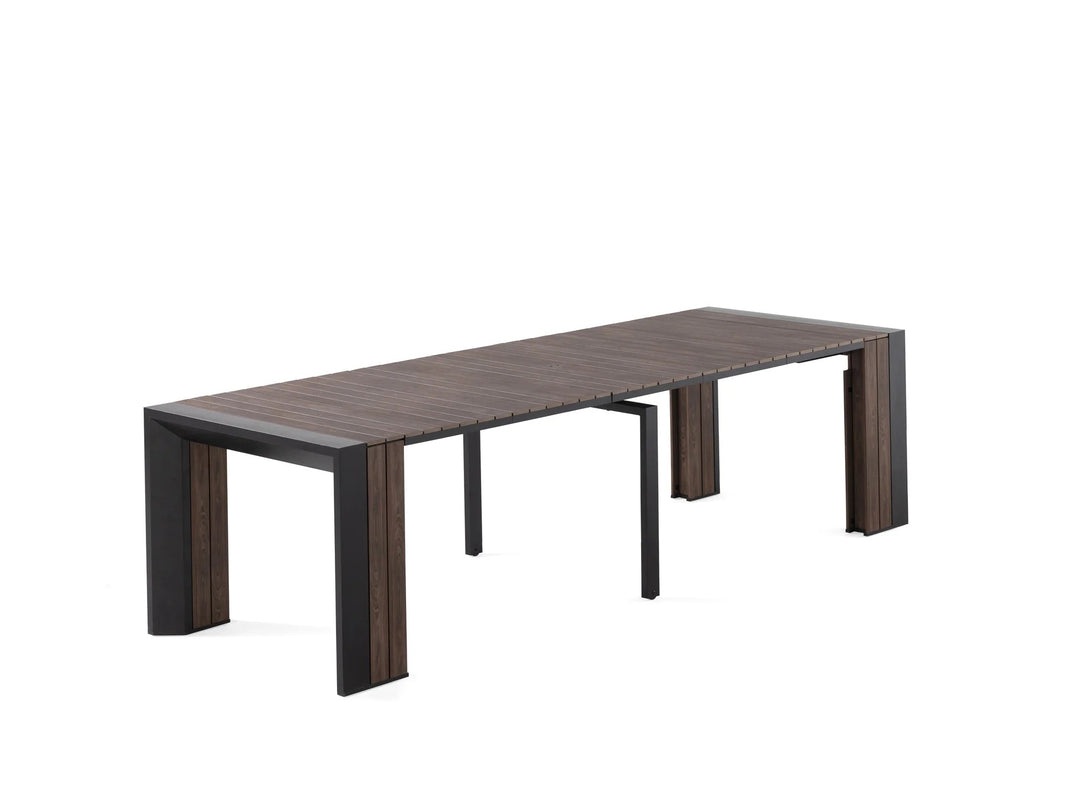 Transformer Table Extendable Rectangular Outdoor Dining Table (12-seating)