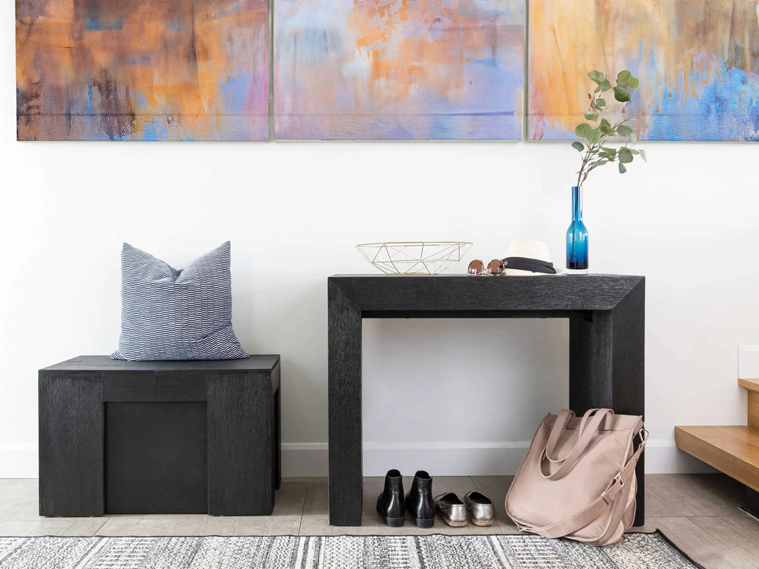 Transformer Table Extendable Wooden Dining Bench