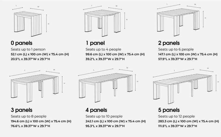 Transformer Table Extendable Rectangular Outdoor Dining Table (12-seating)