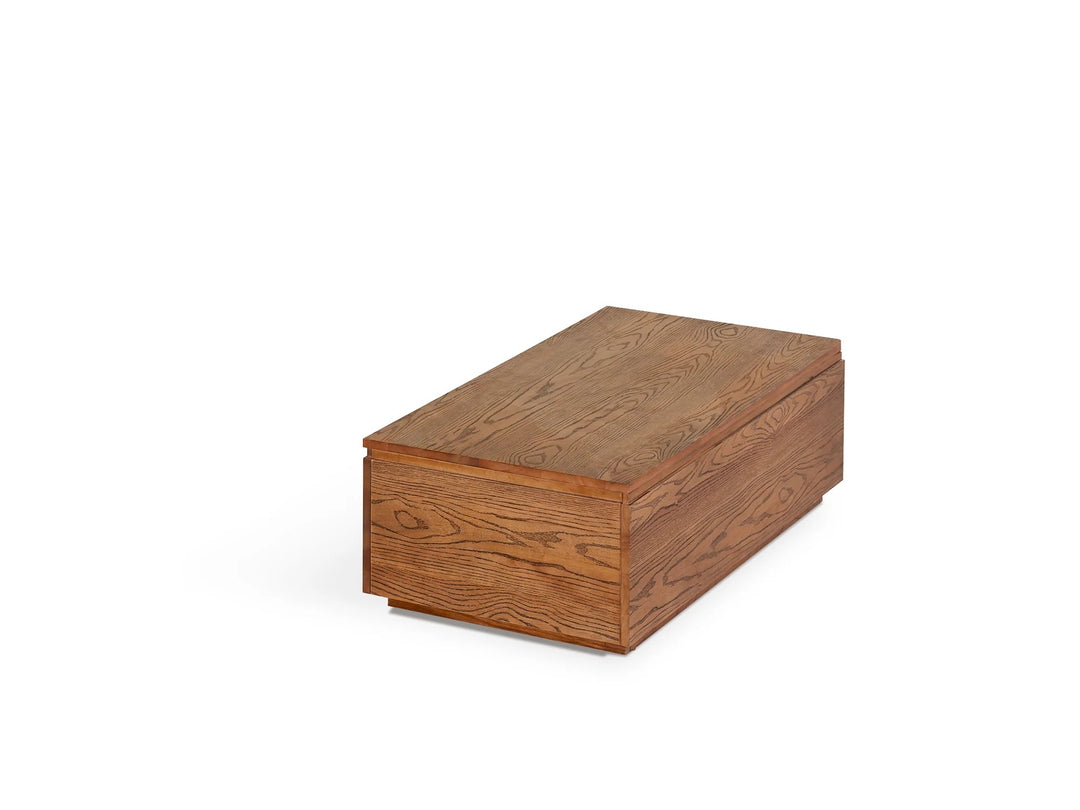 Transformer Table Wooden Coffee Table with Panel Storage