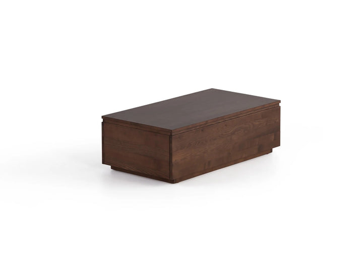 Transformer Table Wooden Coffee Table with Panel Storage