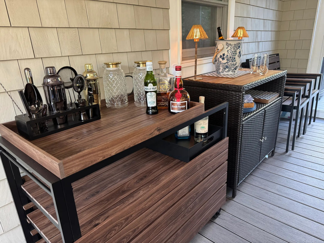 Transformer Table Extendable Rectangular Outdoor Dining Table (12-seating)