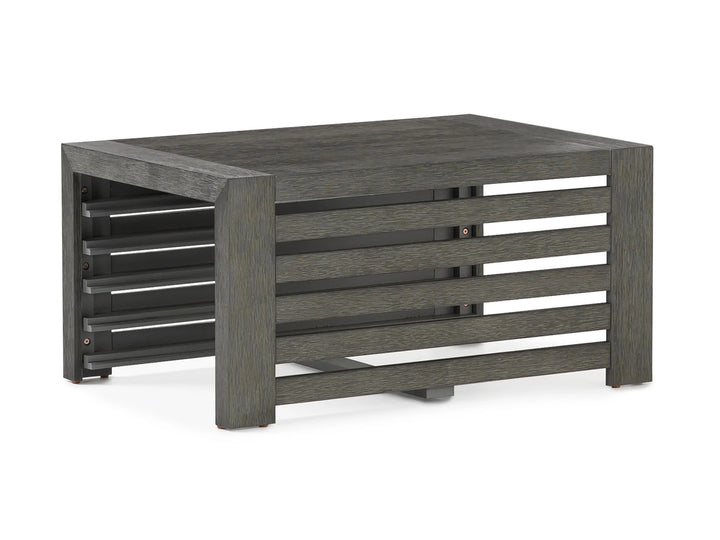 Transformer Table Wooden Coffee Table with Panel Storage