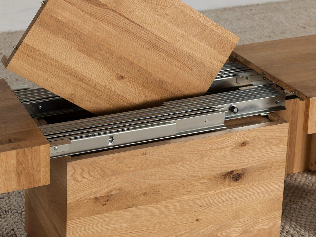 Transformer Table Extendable Wooden Dining Bench