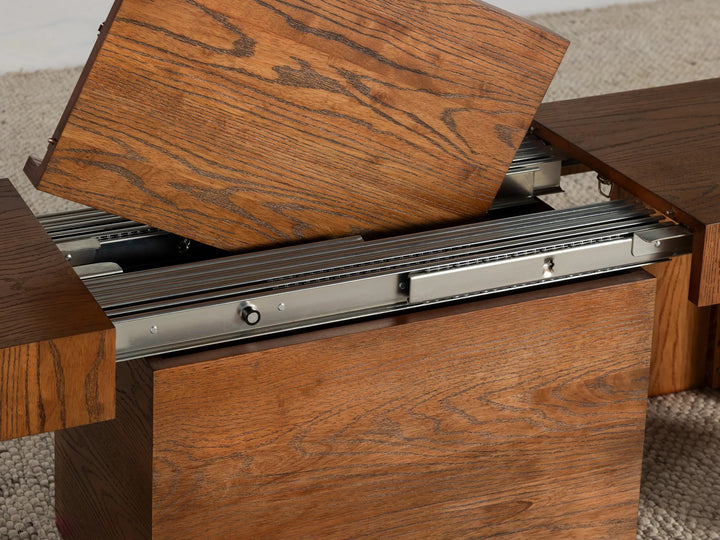 Transformer Table Extendable Wooden Dining Bench