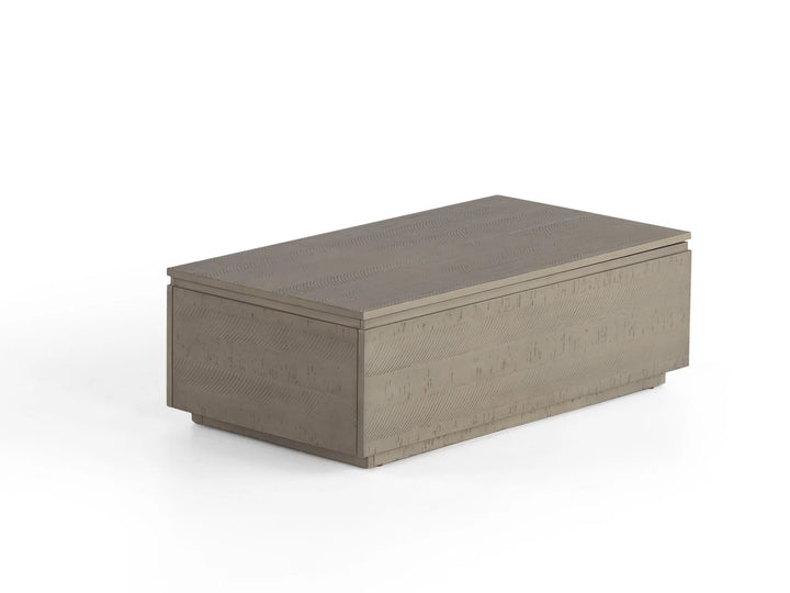 Transformer Table Wooden Coffee Table with Panel Storage