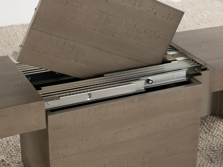 Transformer Table Extendable Wooden Dining Bench