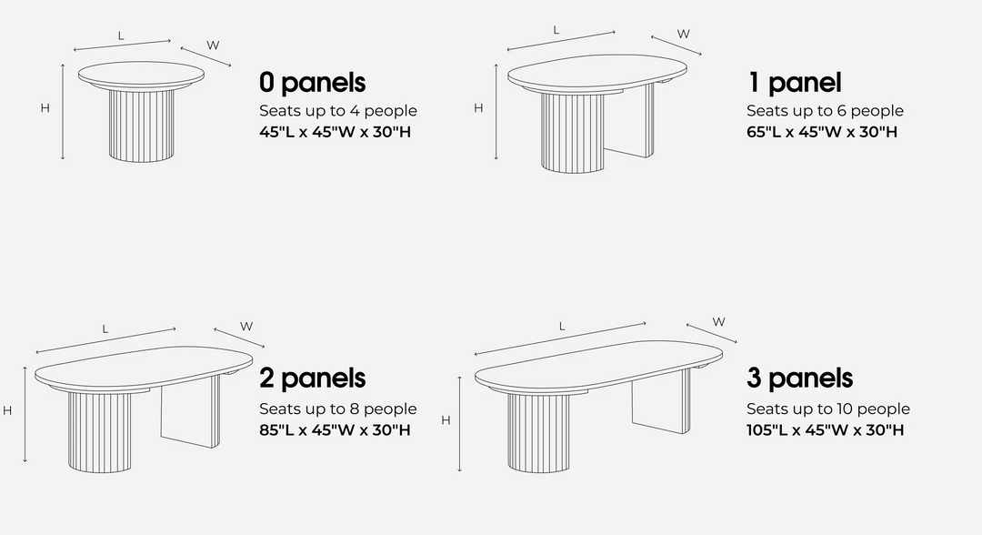 Transformer Table Round Dining Table