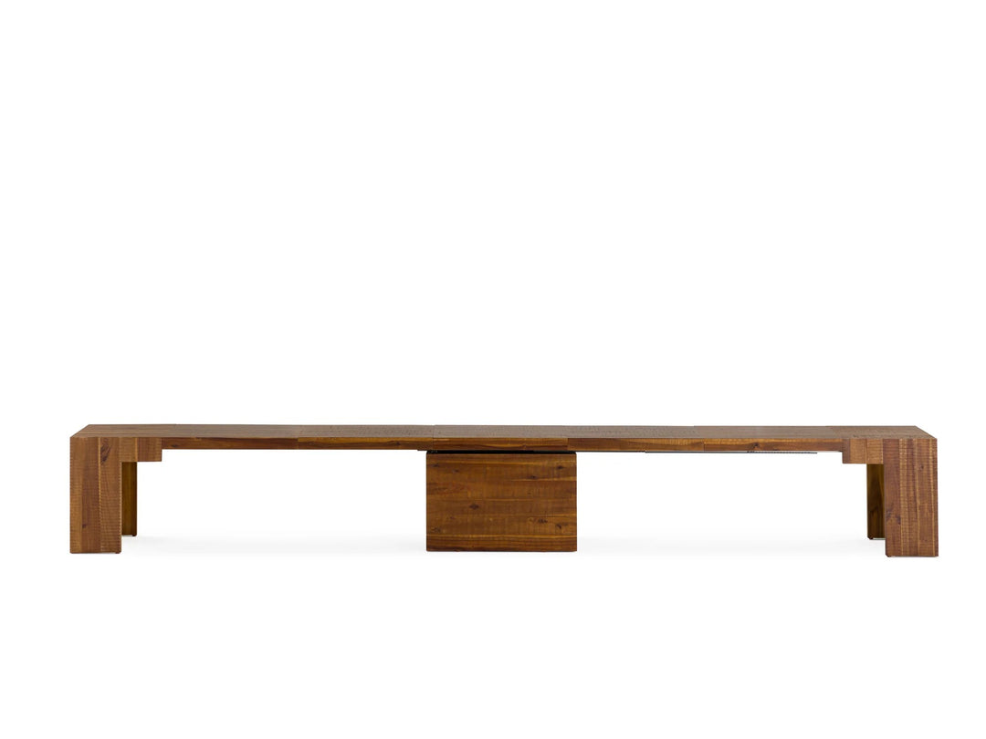 Transformer Table Extendable Wooden Dining Bench