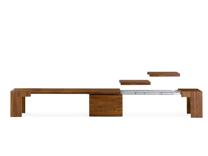 Transformer Table Extendable Wooden Dining Bench