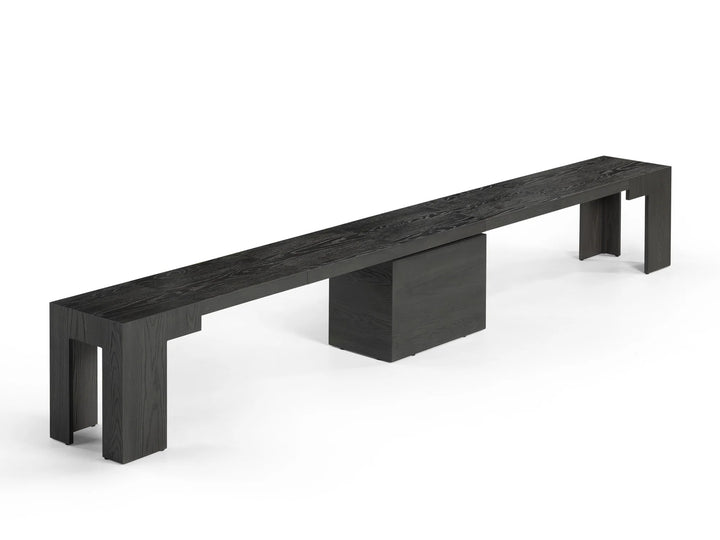 Transformer Table Extendable Wooden Dining Bench