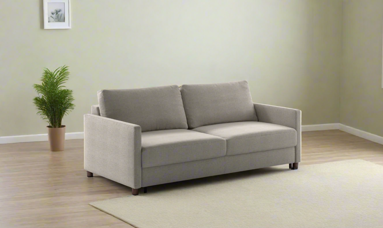 Luonto Polar Fabric Beige Sofa Sleeper (Full XL, King & Queen)