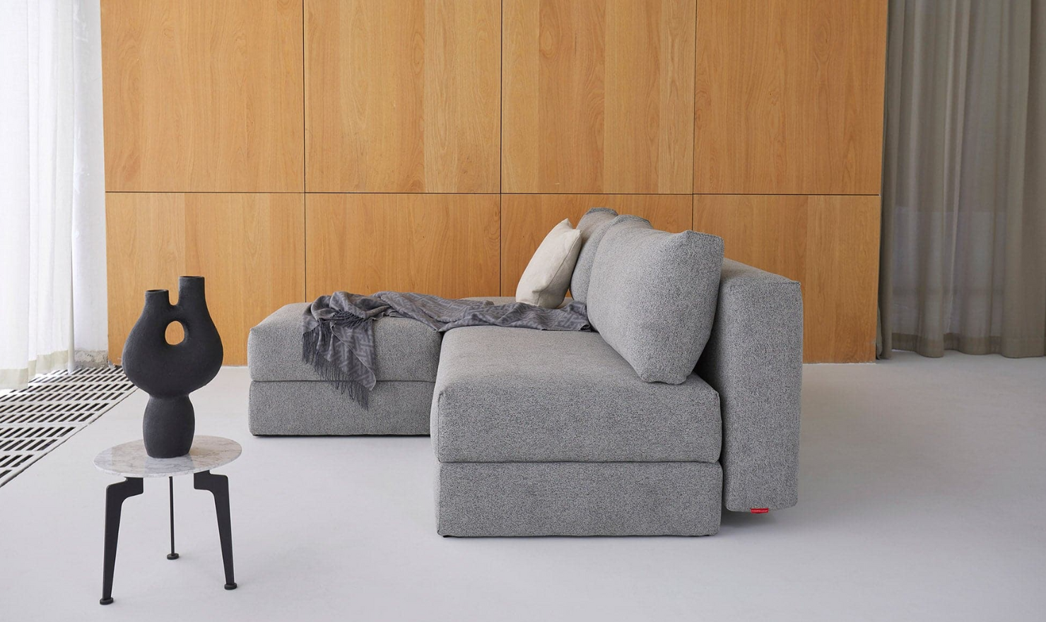 Innovation Living Osvald 2-Seater Fabric Sofa Bed-Jennifer Furniture