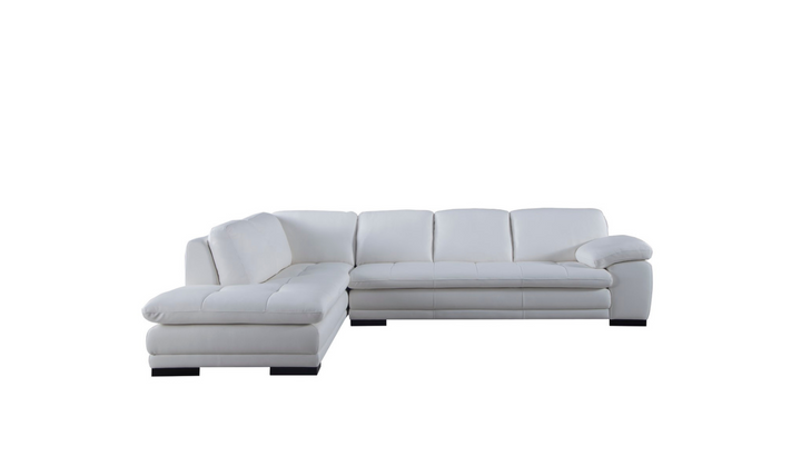 Gio Italia Red Leather L-Shape Sectional Sofa-Jennifer Furniture