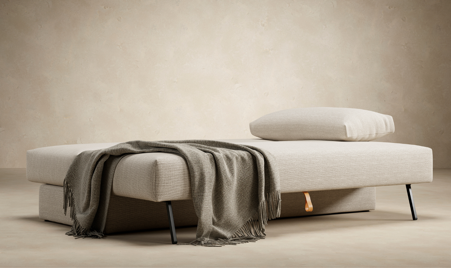 Innovation Living Osvald 2-Seater Fabric Sofa Bed-Jennifer Furniture