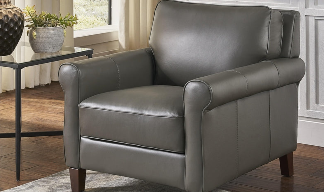 Hydeline Laguna Leather Living Room Set With Rolled Arms