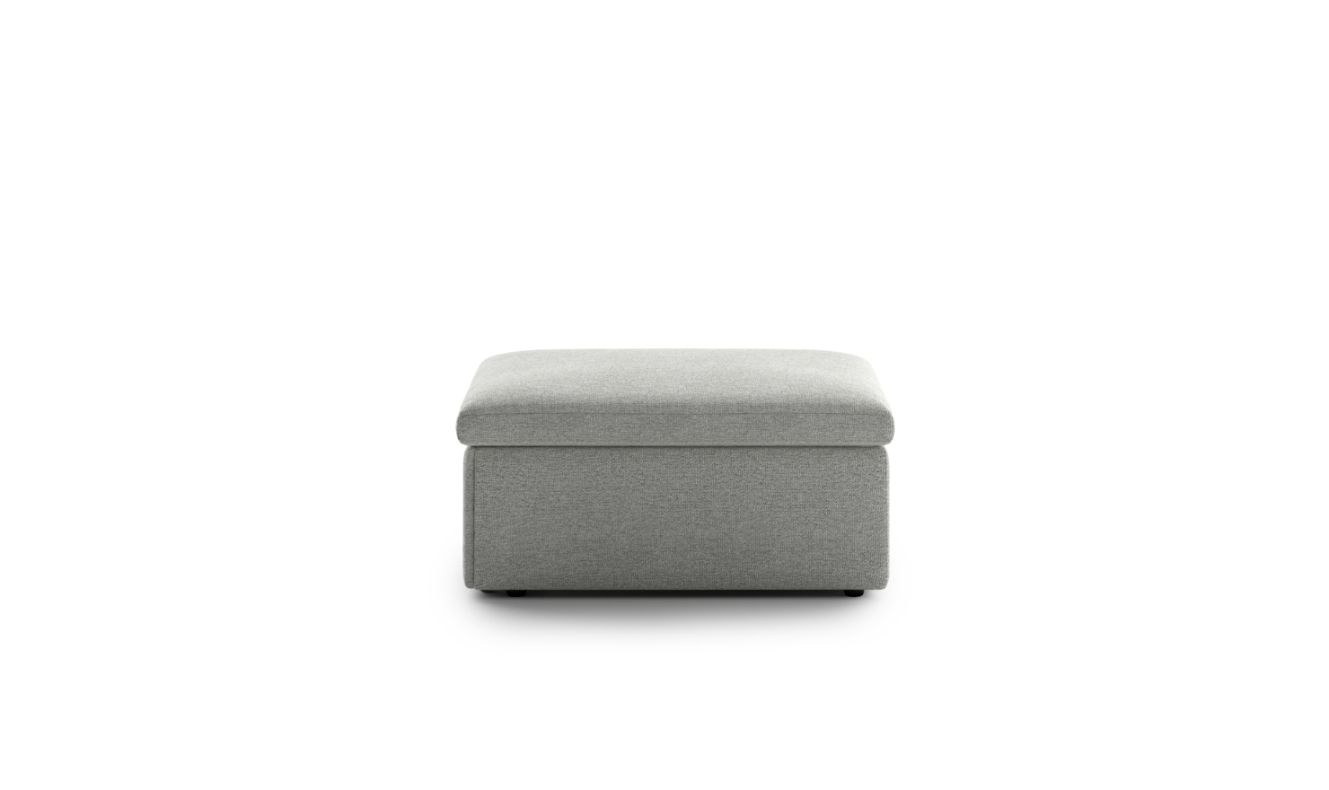 Luonto Otto Cot-Sized Fabric Sleeper Ottoman with Drawer Function