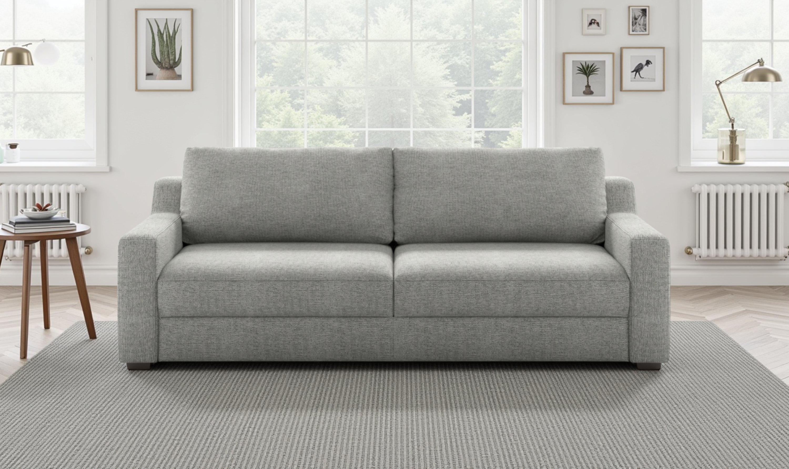 Luonto Meri 2-Seater Fabric Queen Loveseat Sleeper Sofa-Jennifer Furniture