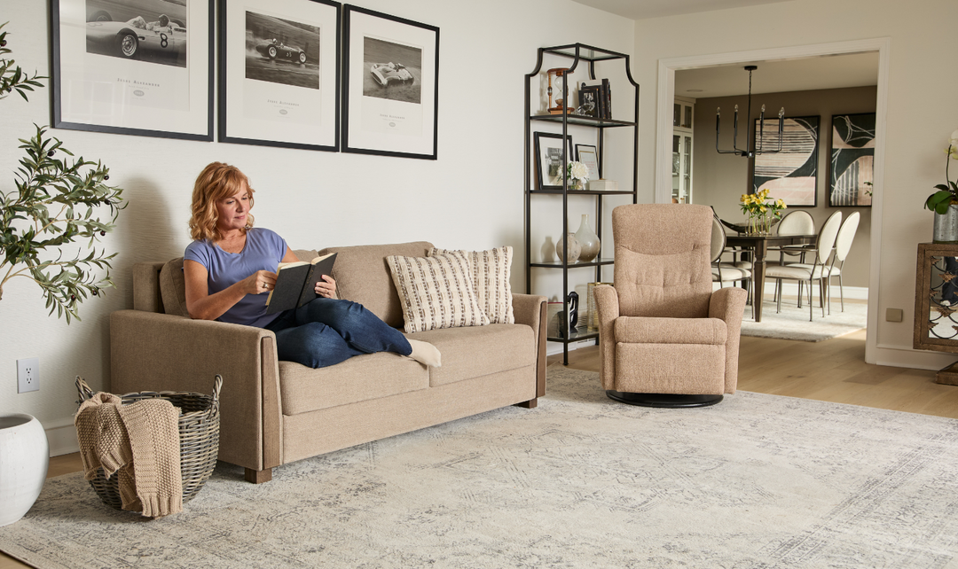 Fjords Nordic Rest Luna Queen Sleeper sofa-Jennifer Furniture