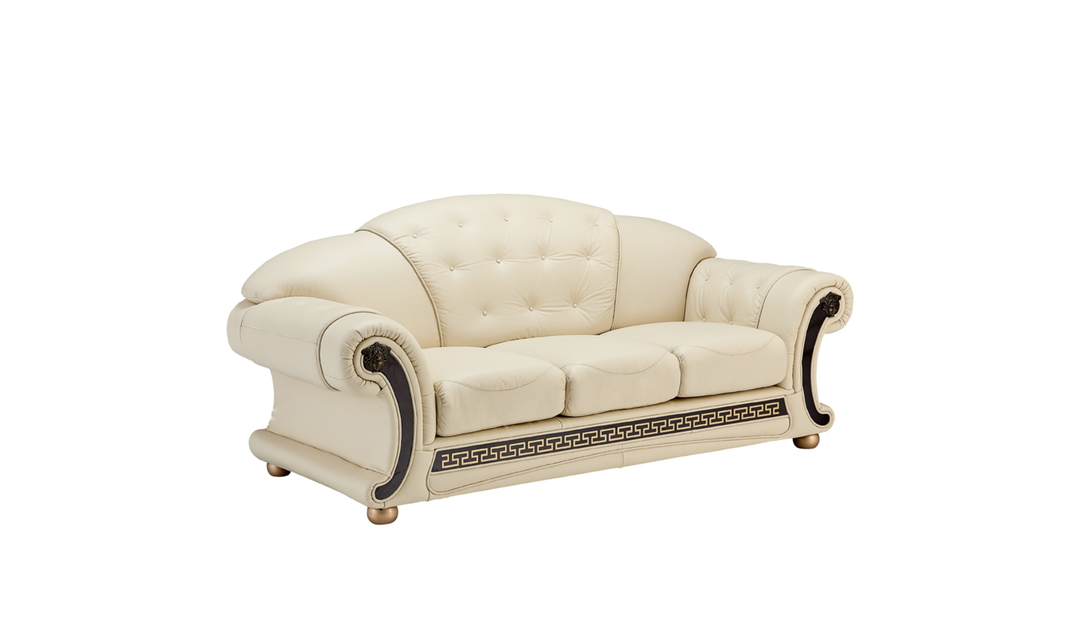 ESF Furniture Apolo 3-Seater Stationary Leather Sofa--Jennifer Furniture
