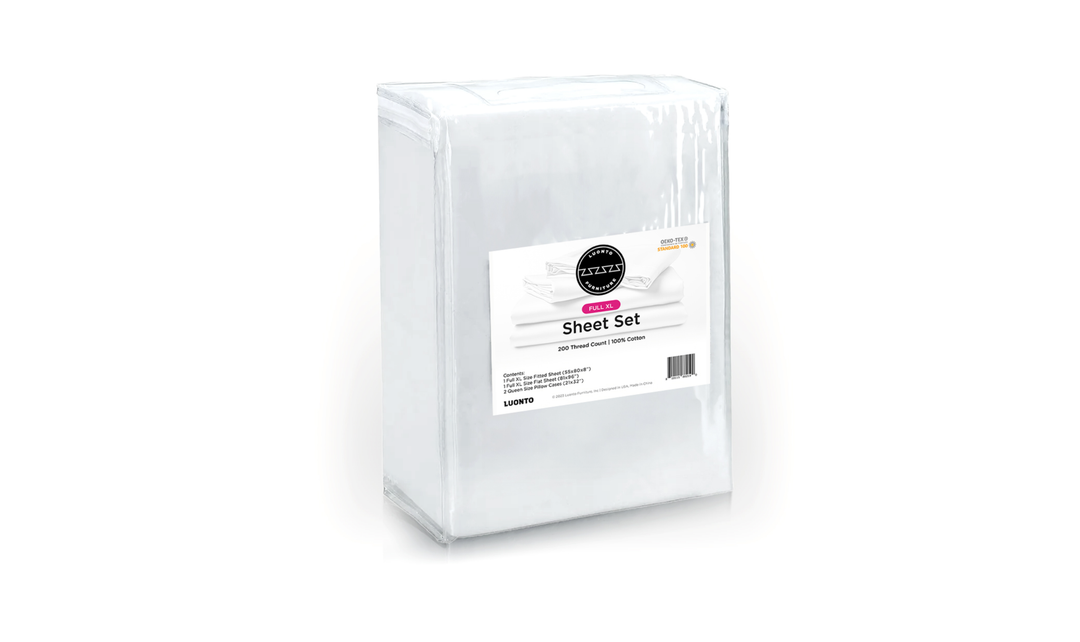 Luonto Classic White Sleeper Sheet Set