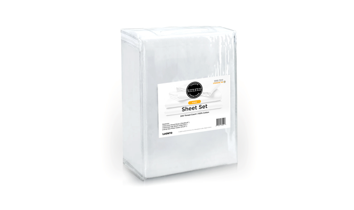Luonto Classic White Sleeper Sheet Set