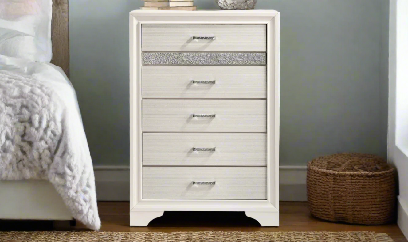 Coaster Furniture Miranda 5-Drawer Wooden Chest- Jennifer Furniture