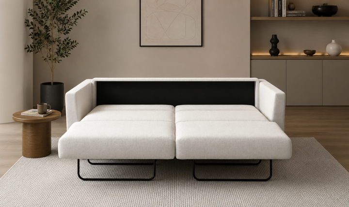 Luonto Monika Fabric Sleeper Sofa with Nest Function