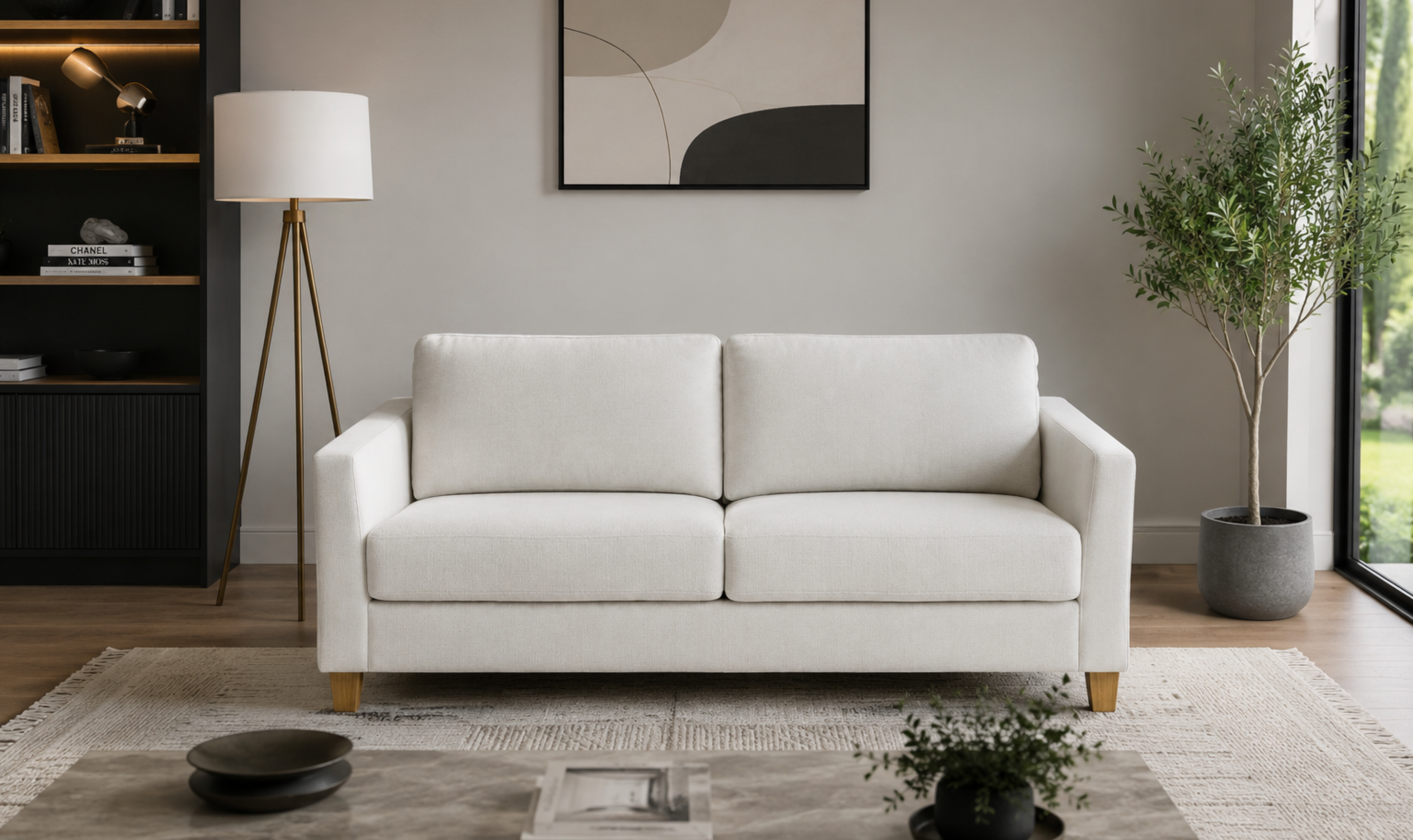 Luonto Monika Fabric Sleeper Sofa with Nest Function