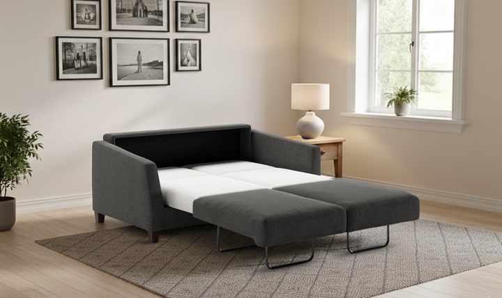 Luonto Monika Fabric Sleeper Sofa with Nest Function-Jennifer Furniture