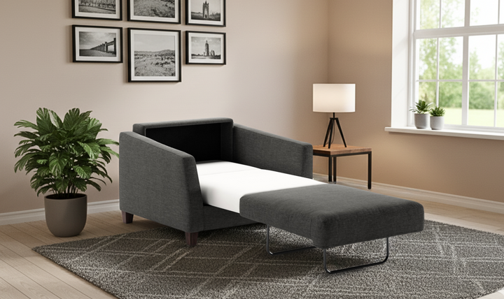 Luonto Monika Fabric Sleeper Sofa with Nest Function-Jennifer Furniture