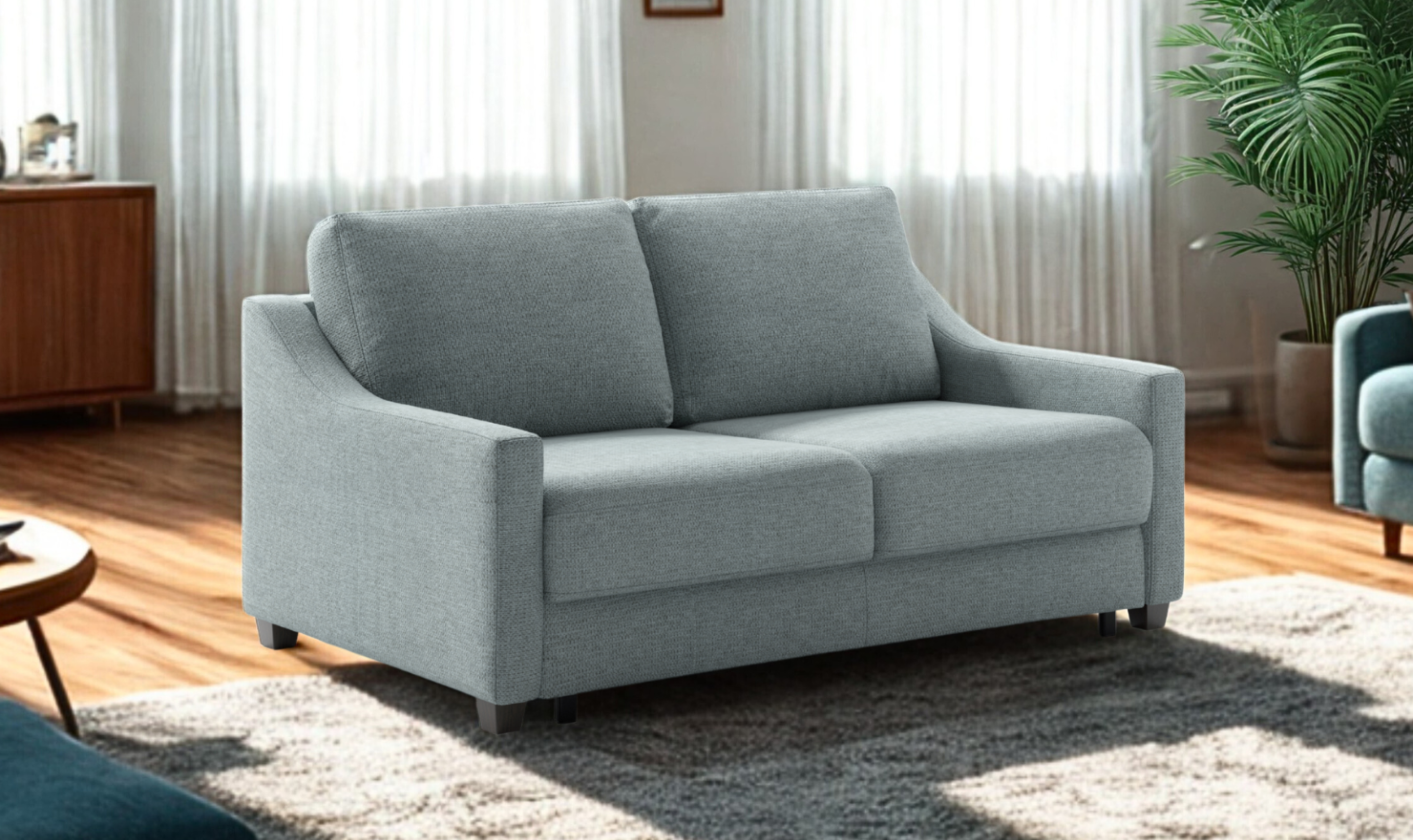 Luonto Nautica Fabric Sleeper Sofa With Level Deluxe Function (King / Queen Size)
