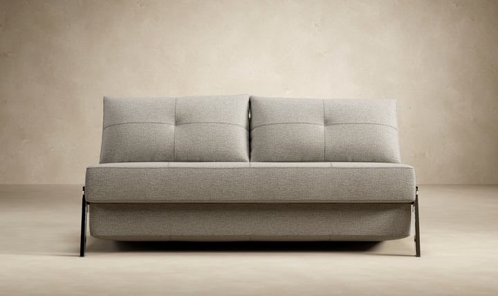 Innovation Living Cubed Fabric 2-Seater Queen Sized Sleeper Sofa With Hidden Bedding Storage-Jennifer Furniture