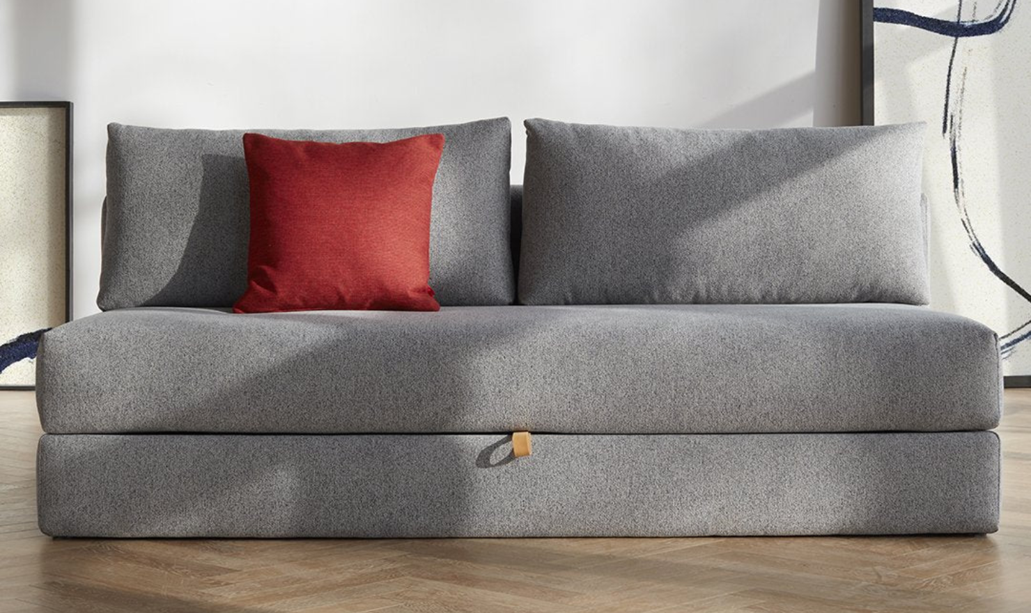 Innovation Living Osvald 2-Seater Fabric Sofa Bed-Jennifer Furniture