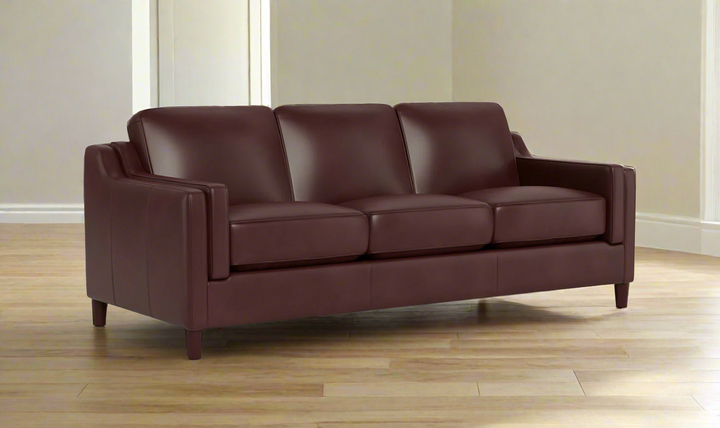 Bella Leather 3-Seater Sofa