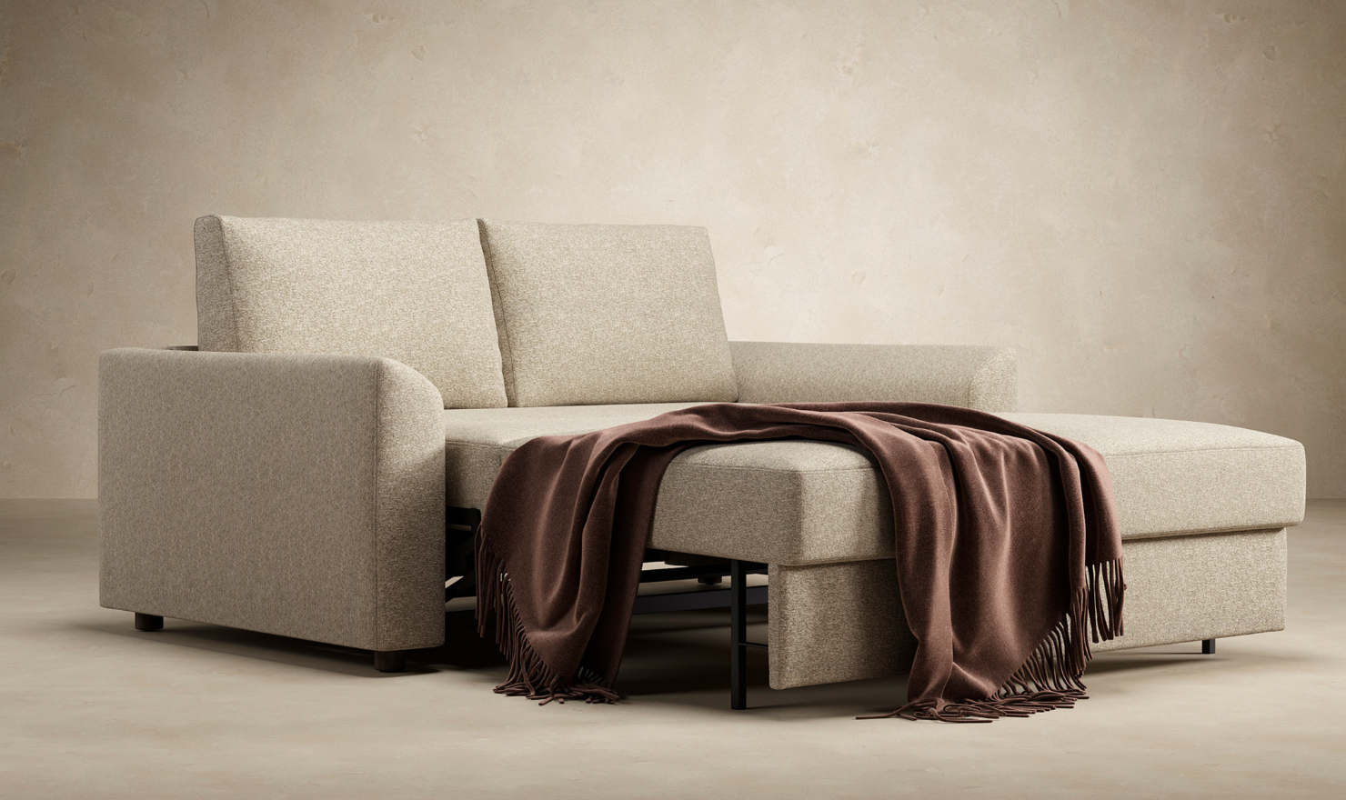 Innovation Living Neah Fabric 2-Seater Full-Sized Sleeper Sofa-Jennifer Furniture