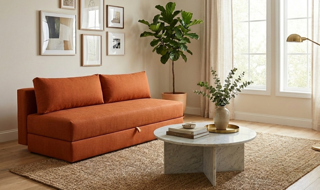 Innovation Living Osvald 2-Seater Fabric Sofa Bed