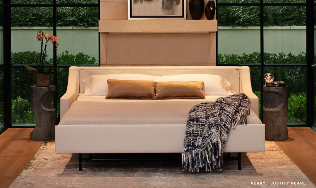 American Leather Perry Comfort Sleeper With Reverse Tapered Arms-Jennifer Furniture