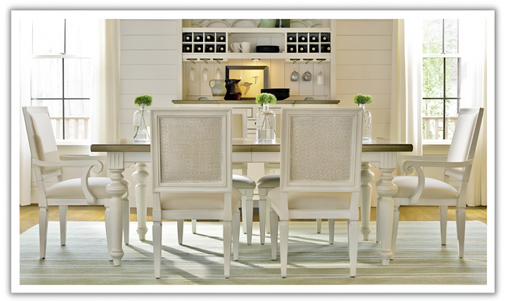 Summer Hill Arm Chair with Upholstered Seat and Back