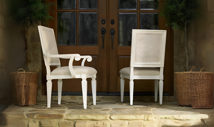 Summer Hill Arm Chair with Upholstered Seat and Back