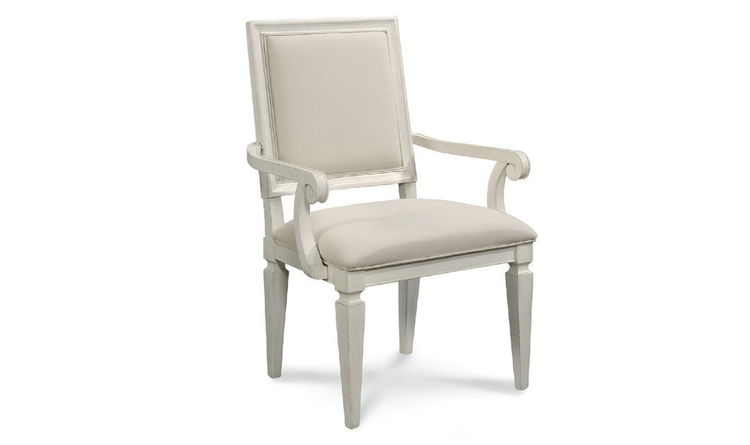 Summer Hill Arm Chair with Upholstered Seat and Back